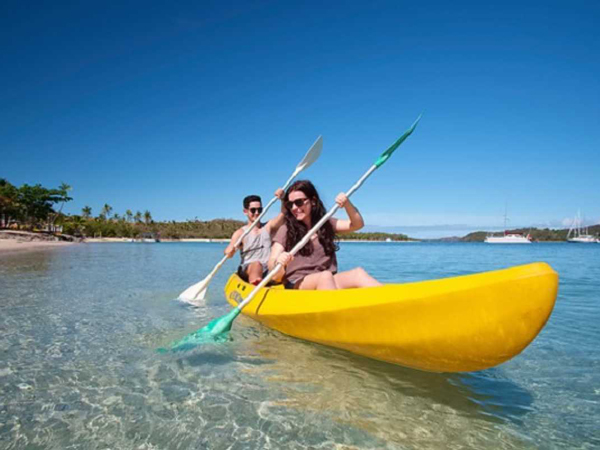 Kaying at Boathouse Nanuya, Yasawa Islands Fiji